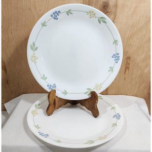 Corelle Secret Garden Dinner Plates 10.25" set of 2 Corning Ware